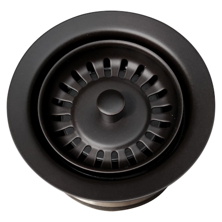 Whitehaus 3.5" Waste Disposer Trim W/ Matching Basket Strainer, Brnz WH200-ORB